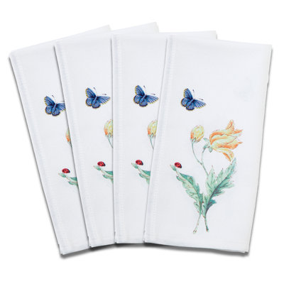 Butterfly Meadow Garden Napkin