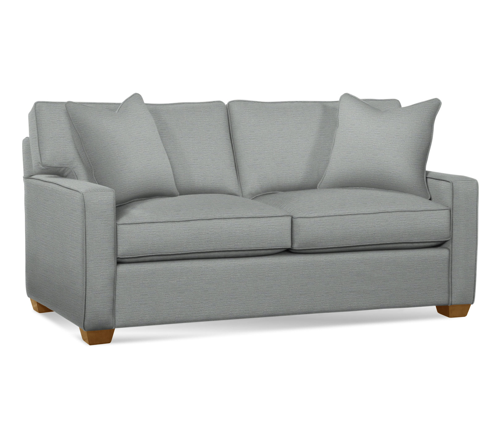 Gramercy Park 74'' Upholstered Sofa, Basic Grey; 0317-83, Havana