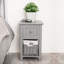 Amanni 35cm W Manufactured Wood Bedside Table-1036413547