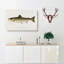 Atlantic Salmon by Sherman F. Denton - Wrapped Canvas Painting-55367869