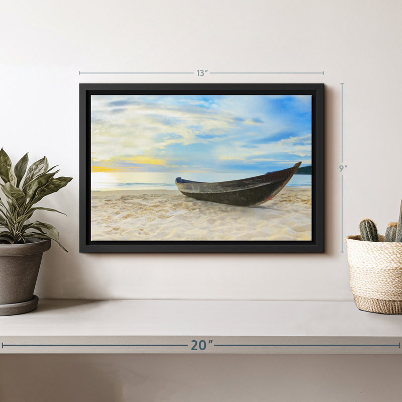 Impression sur toile Beach Breeze, H 9 po x l 13 po