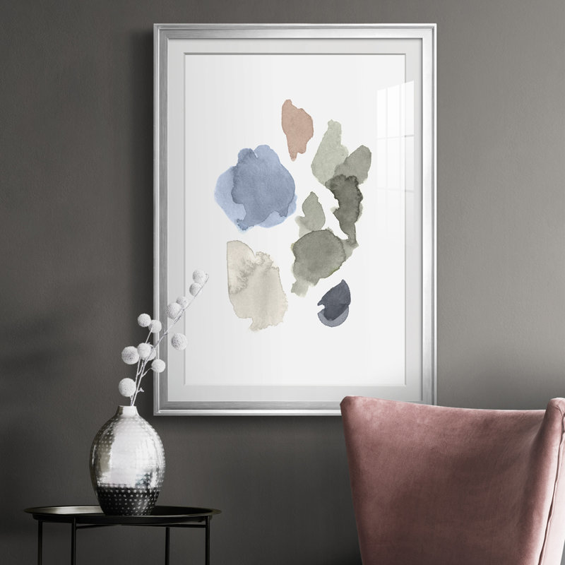 Impression «Fresh Start II», Cadre argenté, H 42,5 po x l 30,5 po x P 1 po