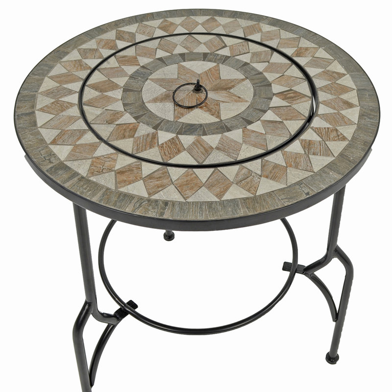 Brava Steel Wood Burning Fire Pit Table