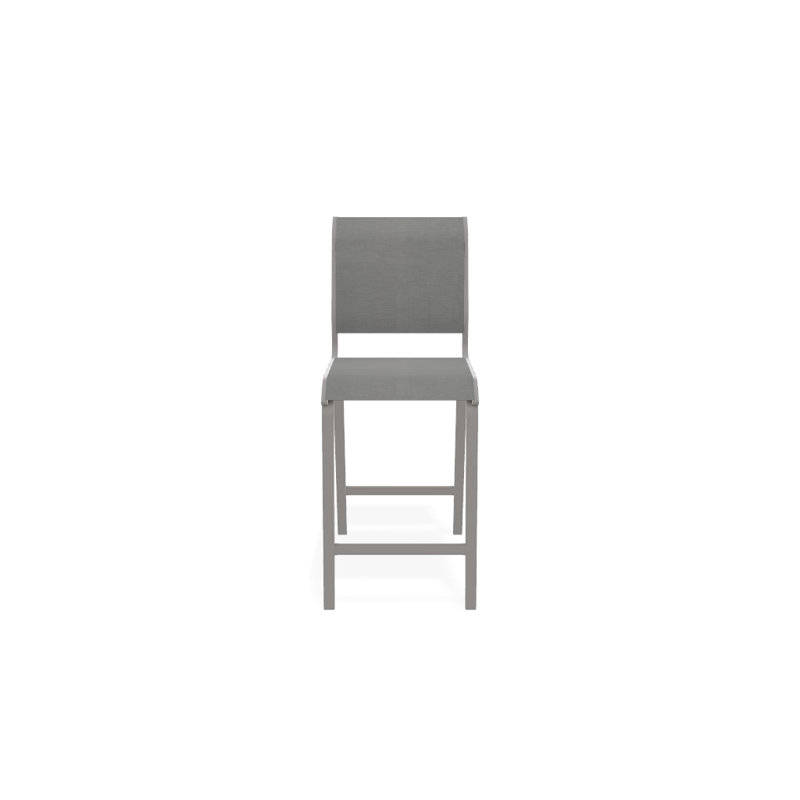 Tabouret de bar 26 po Holna, Alliage Sunbrella®, Gris chaleureux texturé