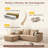 Boneless 106" Cloud Upholstered Sectional Couch With L-shape Chaise Modern Modular Sofa For Living Room Bedroom-448955178-448955171