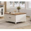Ensemble de table de salon Farmhouse, 2 tables de bout et 1 table basse de rangement
