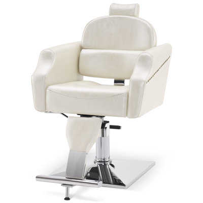 Fauteuil de barbier en similicuir l 27 po Nasri Hendren
