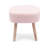 Upholstered Side Chair with Ottoman-1215658408