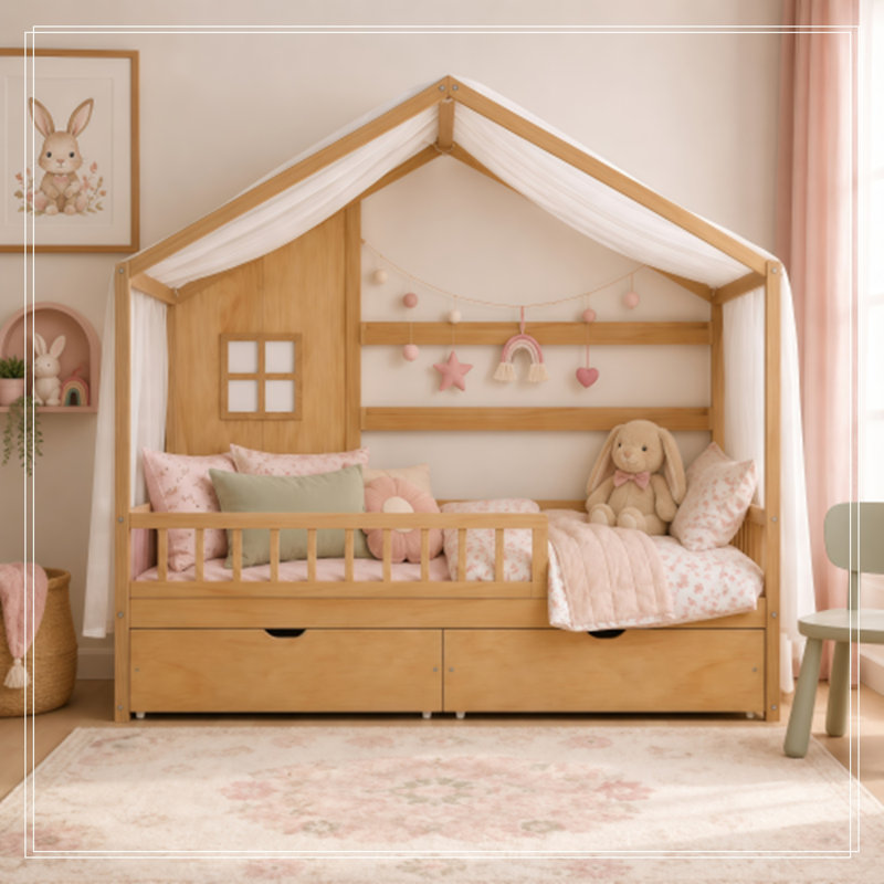 Bed, Natural
