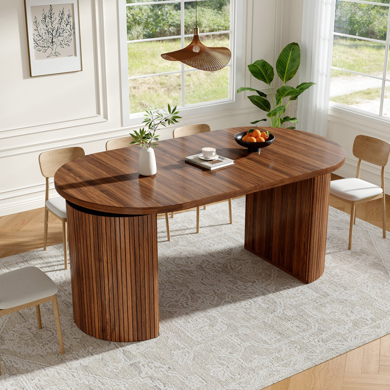 Extendable Dining Table, Brown