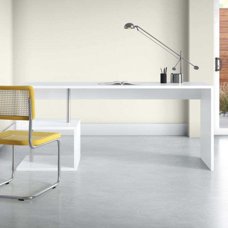 Hoehne Desk, White, 77.5cm H x 180cm W x 60cm D