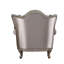 Chaise en tissu avec coussin