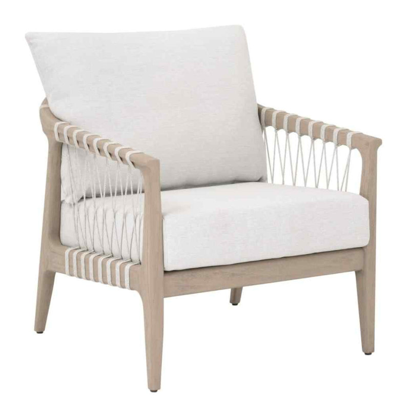 Fauteuil club d'extérieur en oléfine Pacific