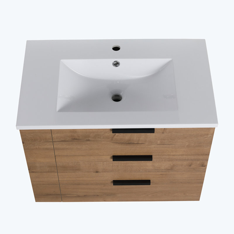 Meuble-lavabo de 30 po avec comptoir (G-CVB01430LIMO-GRB3020MOWH)