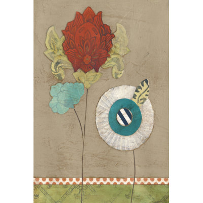 Petal Patterns V - Wrapped Canvas Painting