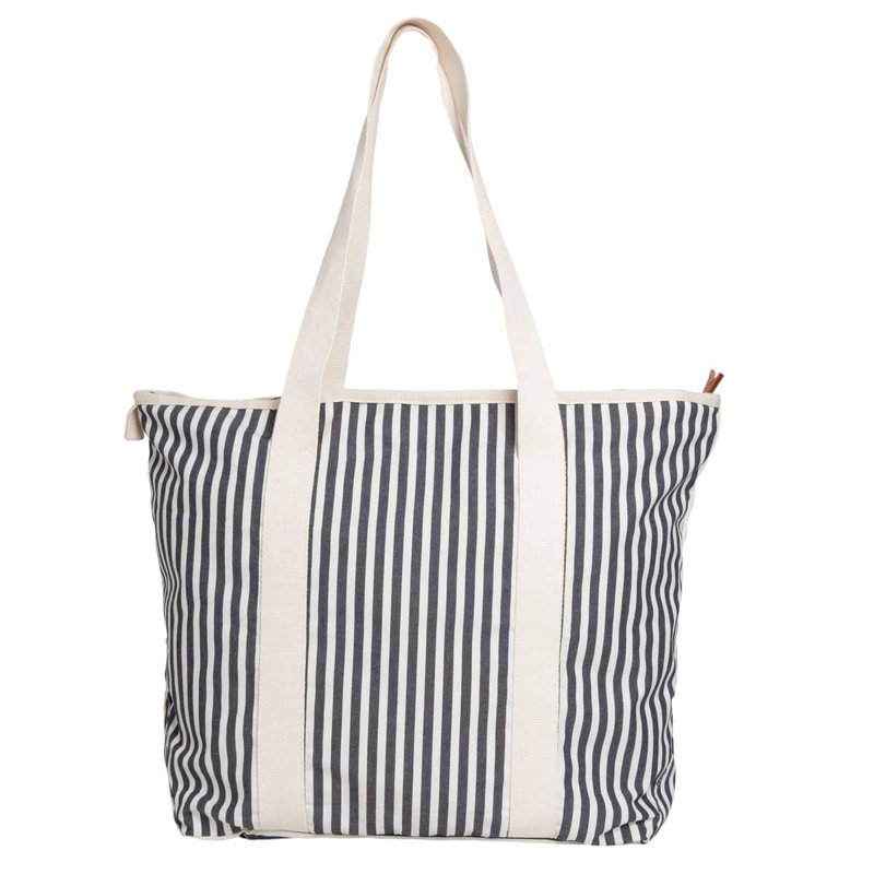 The Beach Bag, Navy/White