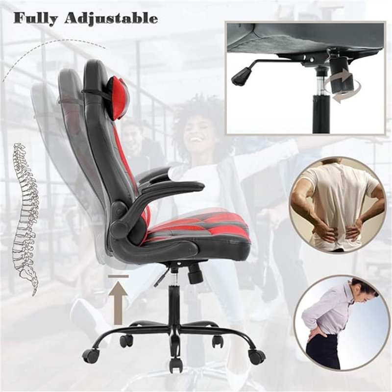 Fauteuil de bureau ergonomique avec support lombaire BestO Office
