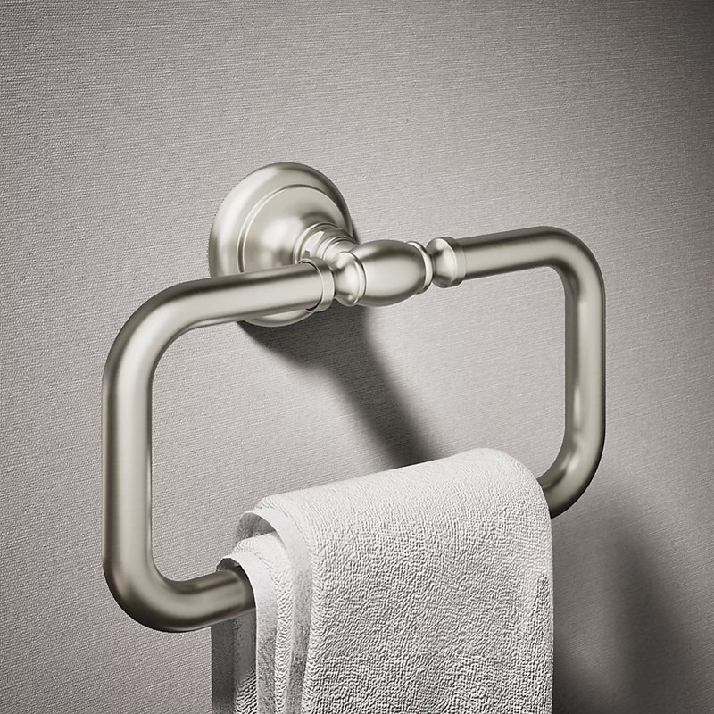 Artifacts® Towel Ring, Vibrant Brushed Nickel