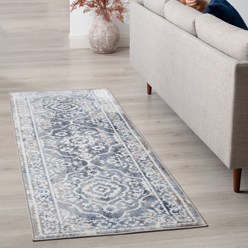 Floral and Toile Indoor Rug, Rectangle 5'3" x 7'3"