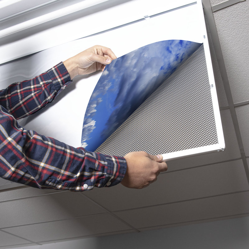 Cloud Square Fixture Component Ceiling Light