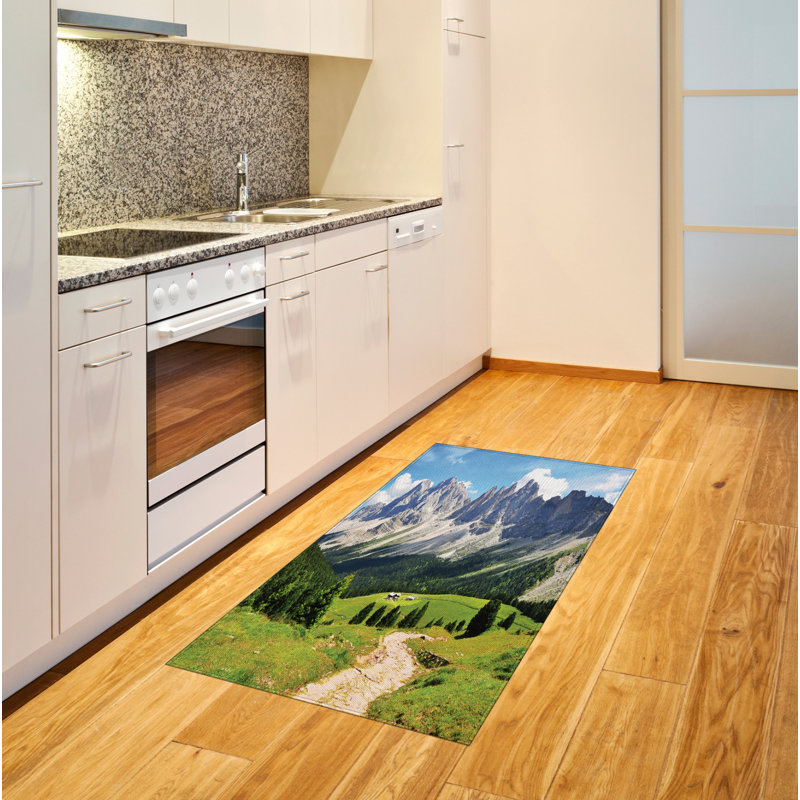 Tapis décoratif à haute densité Mountain Mountain, Rectangle 2 pi 7 po x 5 pi