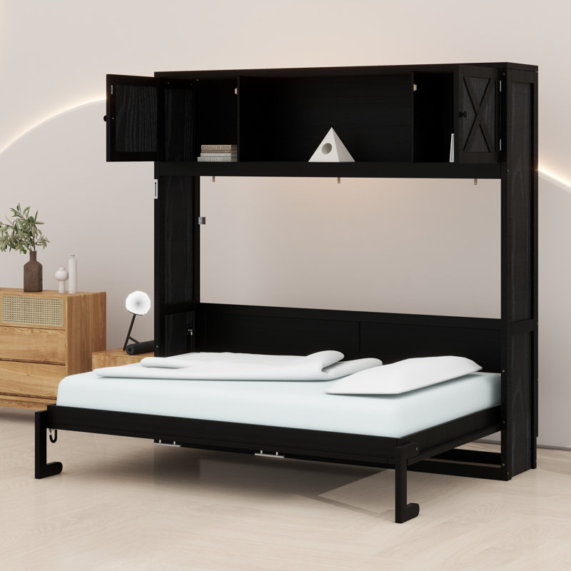 Murphy Bed With Storage Cabinets