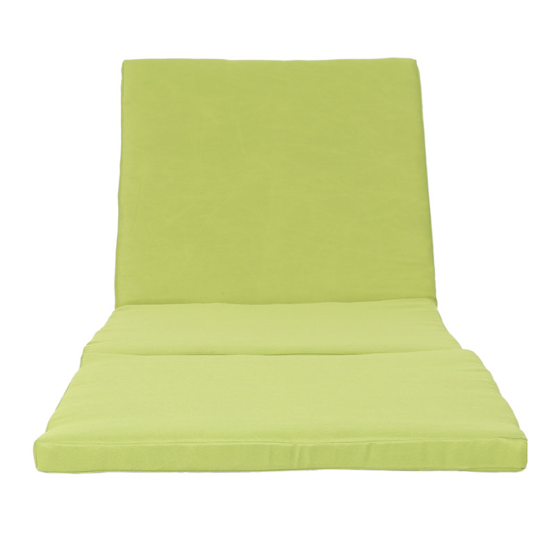 Coussins de chaise longue intérieur / extérieur, Vert