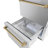 ZLINE Autograph Edition 24 in. Touchstone 168 Can Outdoor-Rated Dual Refrigerator Drawer with Doors and Handles-107105960