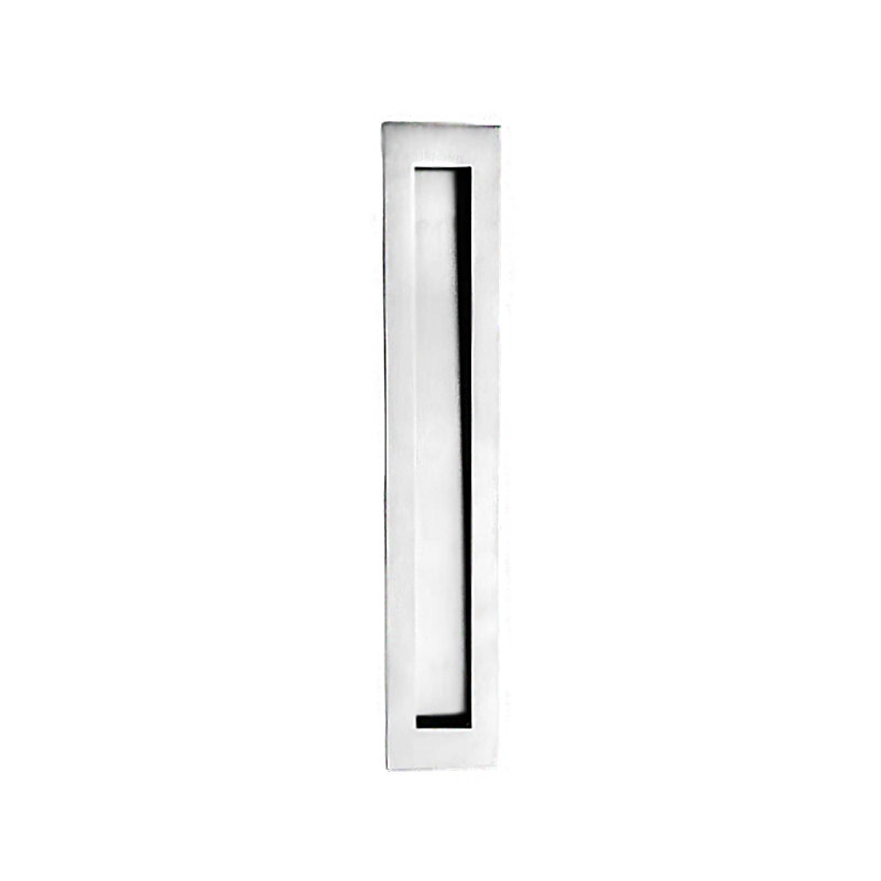 Poignée rectangulaire 11,8 po, Acier inoxydable poli