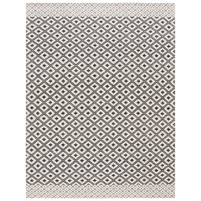 Kayn Handloomed Wool And Cotton Geometric Rug