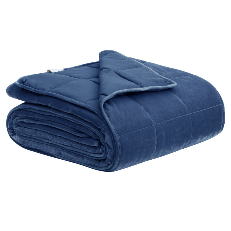 Devra Patchwork Bedspread, 150 x 200 cm Bedspread, Blue