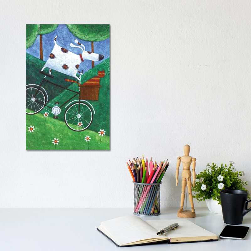 Duke's Bike Ride by Peter Adderley - Wrapped Canvas Gallery-Wrapped Canvas Giclée, 20.32 cm H x 30.48 cm W