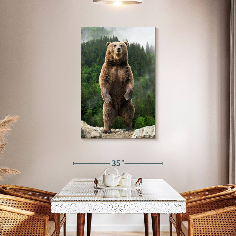 Ukrainian Brown Bear, 45" H x 30" W