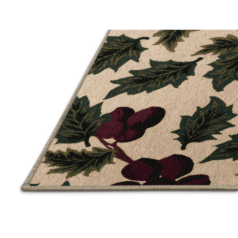  Tapis lavable Sloe Fruits, Rond 6 pi