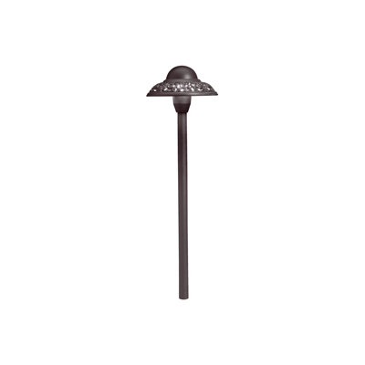 Pierced Bronze Low Voltage Pathway Light