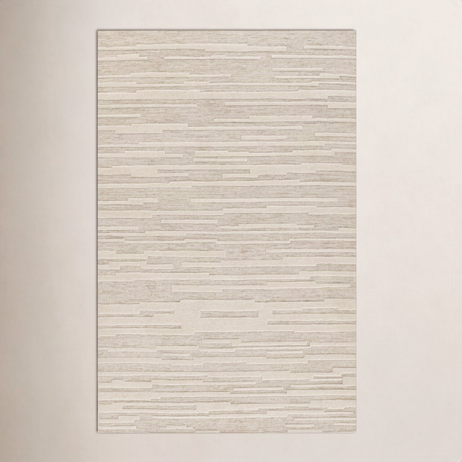 Keaundra Hand-Woven Geometric Wool Rug, Rectangle 8' x 10'