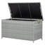 Ebern Designs Jasimen 149 cm W 620 L Water Resistant Wicker Deck Box-1172399561