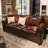 Simple Brown Casual Sofa