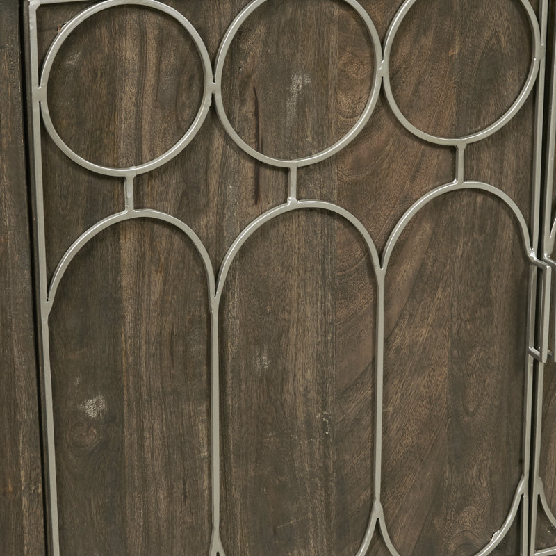 4-Door Console with Tray Drawers