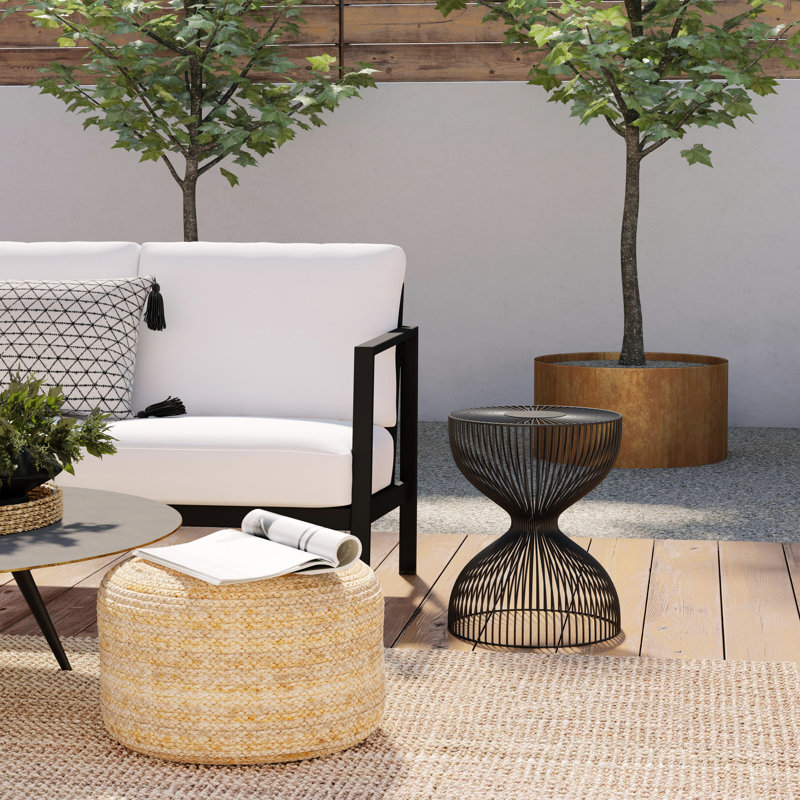 Chalette Round 14.25'' Outdoor Side Table