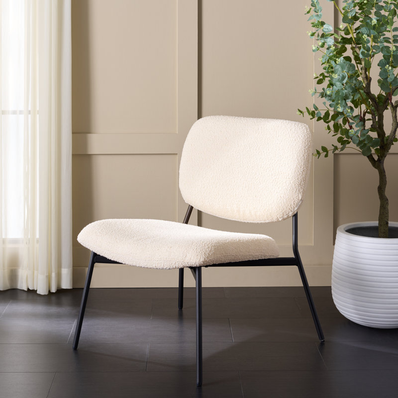 Fauteuil d'appoint Alicai, Crème, crème