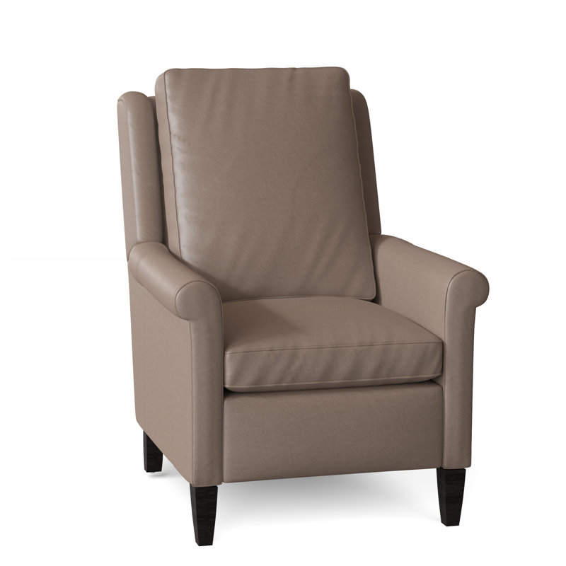 Timber Recliner, Anilina Cacao Genuine Leather, Cobblestone, Power
