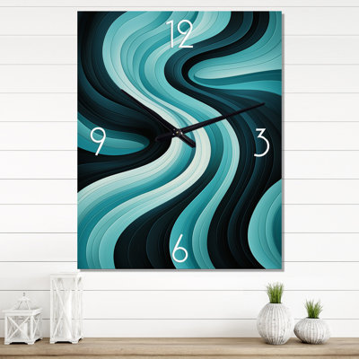 Horloge murale en aluminium Hilberto