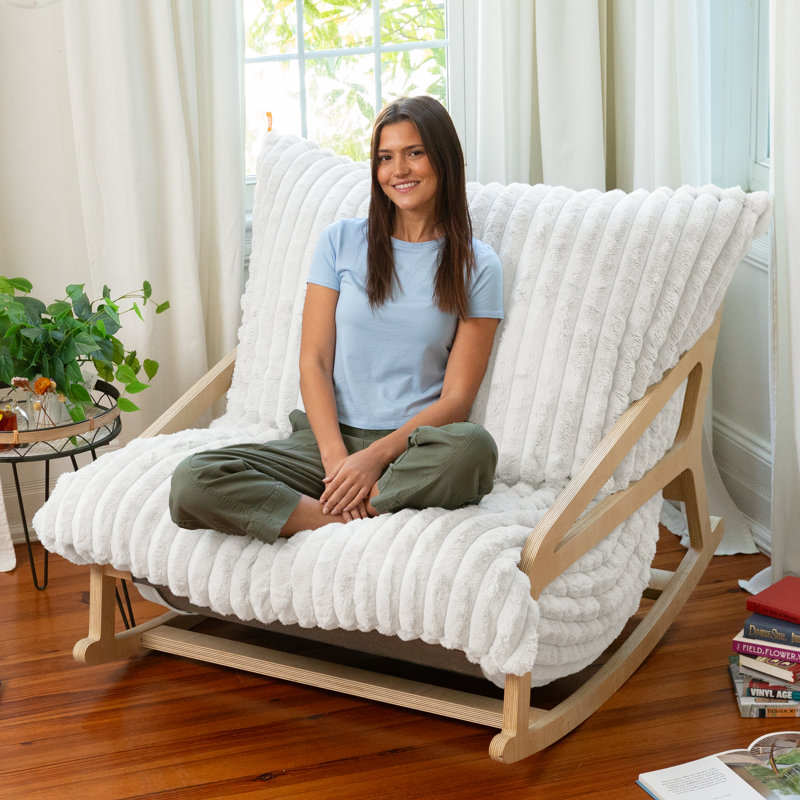 Chaise berçante Pillow Saxx Bean Bag, Rose