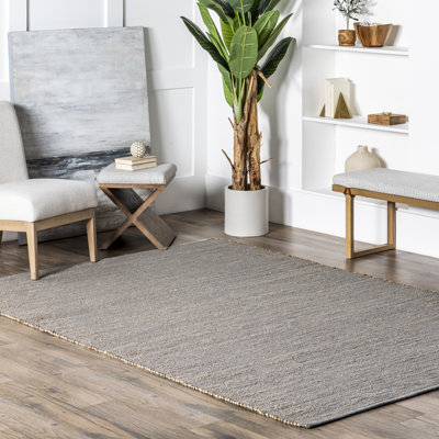 Handwoven Jute-Blend Area Rug