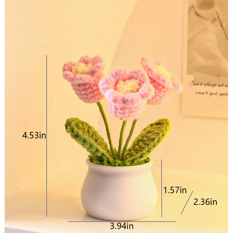 Sapin artificiel 4,53 po, Rose