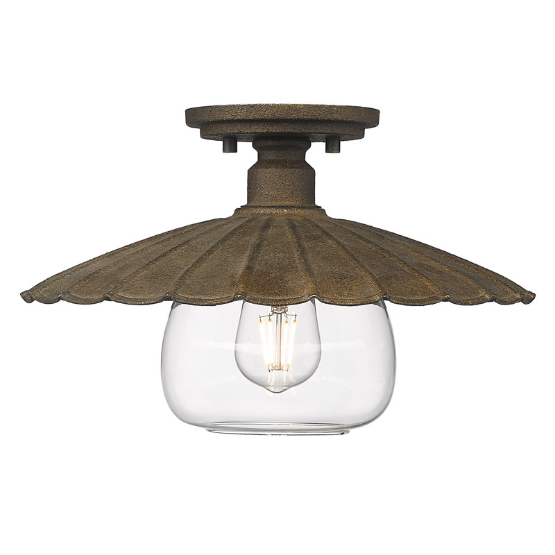 Clemence Glass Flush Mount
