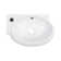 16"L x 11"W White Ceramic Wall Mount Bathroom Sink with Overflow