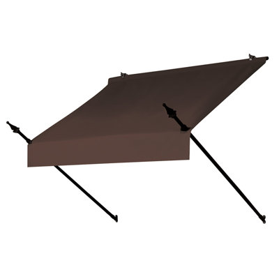 IDM Worldwide 50.5'' W x 21'' D Fabric Cover Retractable Door / Window Awning