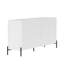 Buffet moderne de 67 po avec 4 tablettes réglables blanches Abbey-188766647